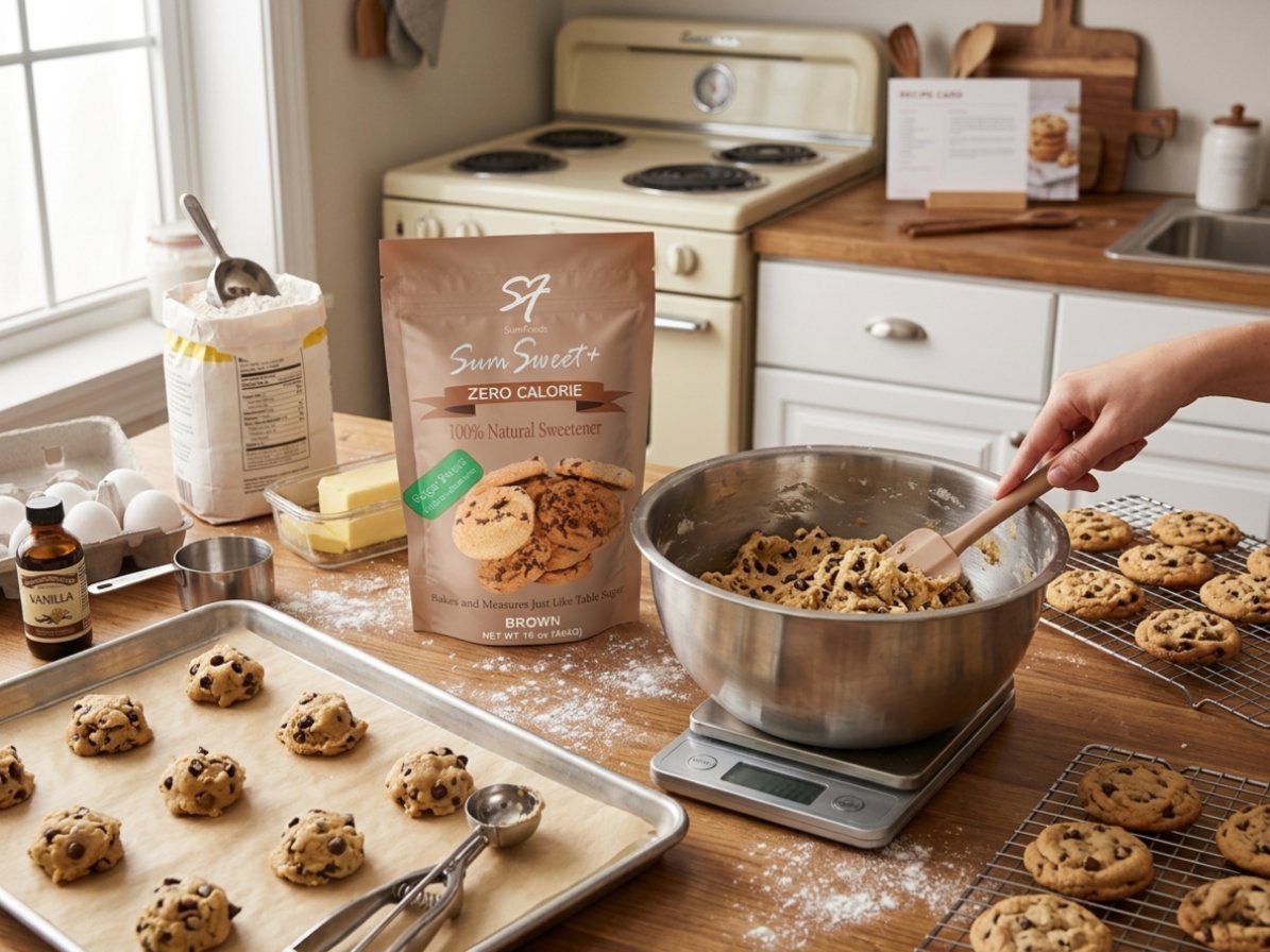 Baking cookies with SumSweet Brown