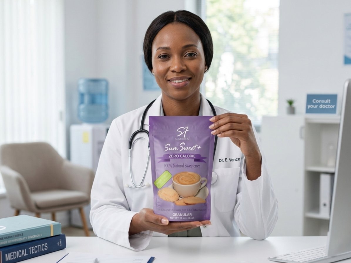 A doctor recommending SumSweet